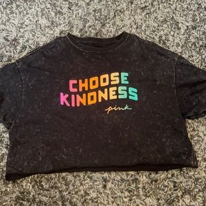 Victoria’s Secret Pink crop one size tee